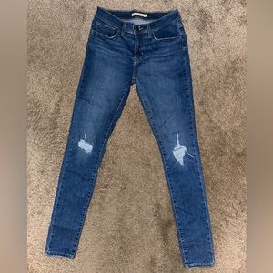 Levi’s 710 Super Skinny Blue Jeans